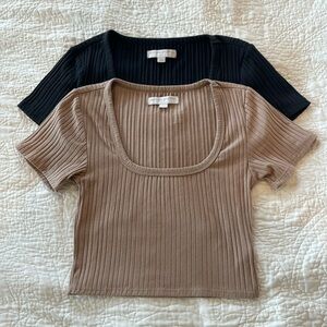 CLOSET CLEAROUT ✨ Spiritual Gangster Tan Crop Tee